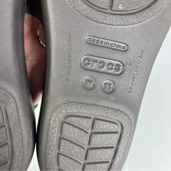 Crocs Strappy Slide Sandals Size 11 - Picture 8 of 9